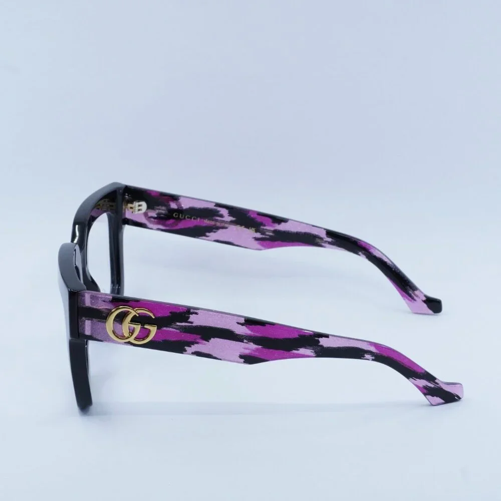 Gucci GG1549O 003 Eyeglasses Black 52mm Square Frame